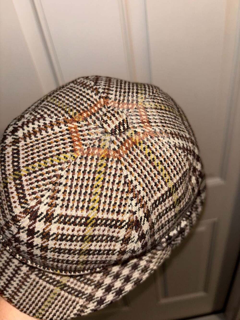 Vintage Burberrys Wool Houndstooth Check Bucket Hat - Picture 3 of 8